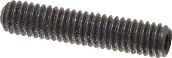 Value Collection - 5/16-18 UNC, 1-1/2" OAL, Cup Point Set Screw - Grade 8 Alloy Steel, 5/32" Key - USA Tool & Supply
