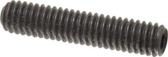 Value Collection - 5/16-18 UNC, 1-1/2" OAL, Cup Point Set Screw - Grade 8 Alloy Steel, 5/32" Key - USA Tool & Supply