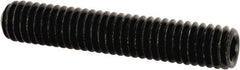 Value Collection - 5/16-18 UNC, 1-3/4" OAL, Cup Point Set Screw - Grade 8 Alloy Steel, 5/32" Key - USA Tool & Supply