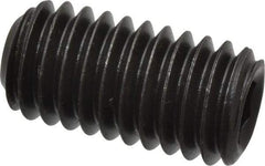 Value Collection - 3/8-16 UNC, 3/4" OAL, Cup Point Set Screw - Grade 8 Alloy Steel, 3/16" Key - USA Tool & Supply