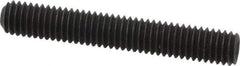 Value Collection - 3/8-16 UNC, 2-1/2" OAL, Cup Point Set Screw - Grade 8 Alloy Steel, 3/16" Key - USA Tool & Supply