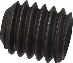 Value Collection - 7/16-14 UNC, 1/2" OAL, Cup Point Set Screw - Grade 8 Alloy Steel, 7/32" Key - USA Tool & Supply