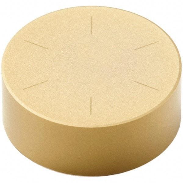 Seco - RNMN32 Grade CBN300P PCBN Turning Insert - TiAlN/TiN Finish, Round, 3/8" Inscr Circle, 1/8" Thick - USA Tool & Supply