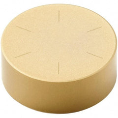 Seco - RNMN32 Grade CBN300P PCBN Turning Insert - TiAlN/TiN Finish, Round, 3/8" Inscr Circle, 1/8" Thick - USA Tool & Supply