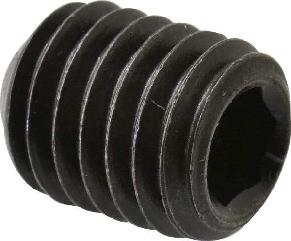 Value Collection - 1/2-13 UNC, 5/8" OAL, Cup Point Set Screw - Grade 8 Alloy Steel, 1/4" Key - USA Tool & Supply