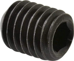 Value Collection - 1/2-13 UNC, 5/8" OAL, Cup Point Set Screw - Grade 8 Alloy Steel, 1/4" Key - USA Tool & Supply