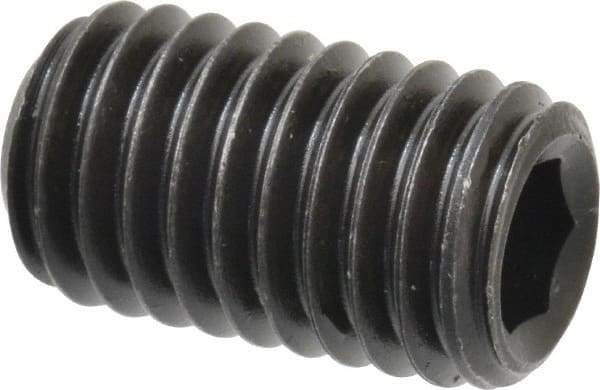Value Collection - 1/2-13 UNC, 7/8" OAL, Cup Point Set Screw - Grade 8 Alloy Steel, 1/4" Key - USA Tool & Supply