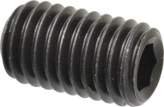 Value Collection - 1/2-13 UNC, 7/8" OAL, Cup Point Set Screw - Grade 8 Alloy Steel, 1/4" Key - USA Tool & Supply