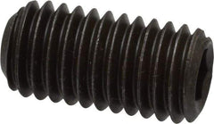 Value Collection - 1/2-13 UNC, 1" OAL, Cup Point Set Screw - Grade 8 Alloy Steel, 1/4" Key - USA Tool & Supply