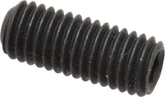Value Collection - 1/2-13 UNC, 1-1/4" OAL, Cup Point Set Screw - Grade 8 Alloy Steel, 1/4" Key - USA Tool & Supply