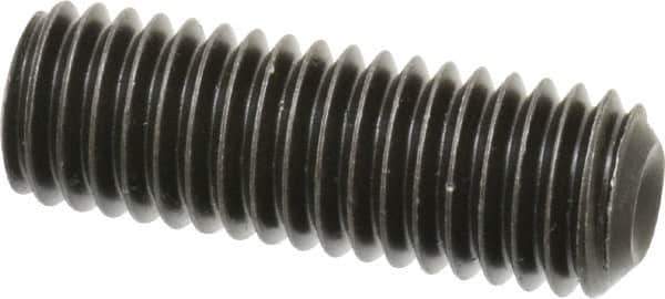 Value Collection - 1/2-13 UNC, 1-1/2" OAL, Cup Point Set Screw - Grade 8 Alloy Steel, 1/4" Key - USA Tool & Supply