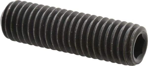 Value Collection - 1/2-13 UNC, 1-3/4" OAL, Cup Point Set Screw - Grade 8 Alloy Steel, 1/4" Key - USA Tool & Supply