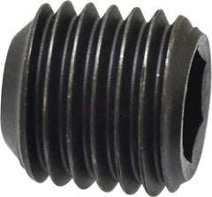 Value Collection - 1-8 UNC, 1" OAL, Cup Point Set Screw - Grade 8 Alloy Steel, 9/16" Key - USA Tool & Supply