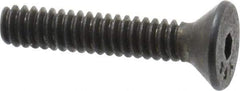 Value Collection - #4-40 UNC Hex Socket Drive, 82° Flat Screw - Alloy Steel, Black Oxide Finish, Fully Threaded, 5/8" OAL - USA Tool & Supply