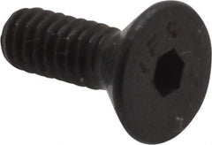 Value Collection - #5-40 UNC Hex Socket Drive, 82° Flat Screw - Alloy Steel, Black Oxide Finish, Fully Threaded, 3/8" OAL - USA Tool & Supply