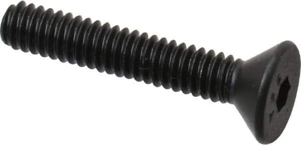 Value Collection - #5-40 UNC Hex Socket Drive, 82° Flat Screw - Alloy Steel, Black Oxide Finish, Fully Threaded, 3/4" OAL - USA Tool & Supply
