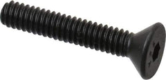 Value Collection - #5-40 UNC Hex Socket Drive, 82° Flat Screw - Alloy Steel, Black Oxide Finish, Fully Threaded, 3/4" OAL - USA Tool & Supply