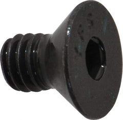 Value Collection - 5/16-18 UNC Hex Socket Drive, 82° Flat Screw - Alloy Steel, Black Oxide Finish, Fully Threaded, 1/2" OAL - USA Tool & Supply