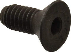 Value Collection - 5/16-18 UNC Hex Socket Drive, 82° Flat Screw - Alloy Steel, Black Oxide Finish, Fully Threaded, 3/4" OAL - USA Tool & Supply