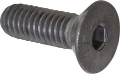 Value Collection - 5/16-18 UNC Hex Socket Drive, 82° Flat Screw - Alloy Steel, Black Oxide Finish, Fully Threaded, 1" OAL - USA Tool & Supply