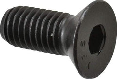 Value Collection - 1/2-13 UNC Hex Socket Drive, 82° Flat Screw - Alloy Steel, Black Oxide Finish, Fully Threaded, 1-1/4" OAL - USA Tool & Supply