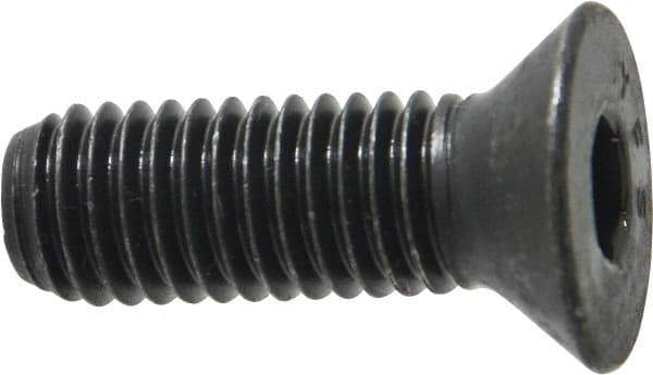 Value Collection - 1/2-13 UNC Hex Socket Drive, 82° Flat Screw - Alloy Steel, Black Oxide Finish, Fully Threaded, 1-1/2" OAL - USA Tool & Supply