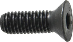 Value Collection - 1/2-13 UNC Hex Socket Drive, 82° Flat Screw - Alloy Steel, Black Oxide Finish, Fully Threaded, 1-1/2" OAL - USA Tool & Supply