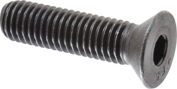 Value Collection - 1/2-13 UNC Hex Socket Drive, 82° Flat Screw - Alloy Steel, Black Oxide Finish, Fully Threaded, 2" OAL - USA Tool & Supply