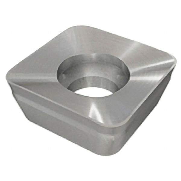 Iscar - QOMT060208 HQ Grade IC950 Carbide Milling Insert - TiAlN Finish, 0.1008" Thick, 0.2425" Inscribed Circle, 0.8mm Corner Radius - USA Tool & Supply