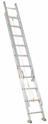 Made in USA - 24' High, Type IA Rating, Aluminum Extension Ladder - USA Tool & Supply