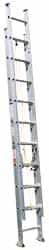 Made in USA - 32' High, Type I Rating, Aluminum Extension Ladder - USA Tool & Supply