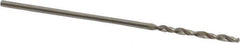 Accupro - #60 130° Cobalt Jobber Drill - Bright Finish, Right Hand Cut, Parabolic Flute, Straight Shank, 1-11/32" OAL, Split Point - USA Tool & Supply