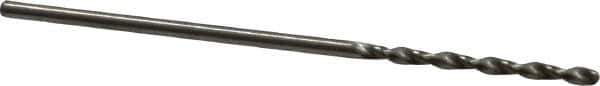 Accupro - #56 130° Cobalt Jobber Drill - Bright Finish, Right Hand Cut, Parabolic Flute, Straight Shank, 1-7/16" OAL, Split Point - USA Tool & Supply