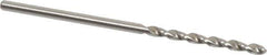 Accupro - #49 130° Cobalt Jobber Drill - Bright Finish, Right Hand Cut, Parabolic Flute, Straight Shank, 1-13/16" OAL, Split Point - USA Tool & Supply