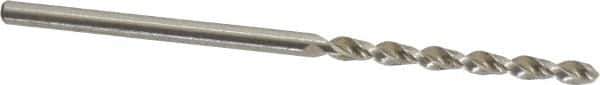Accupro - #46 130° Cobalt Jobber Drill - Bright Finish, Right Hand Cut, Parabolic Flute, Straight Shank, 1-15/16" OAL, Split Point - USA Tool & Supply