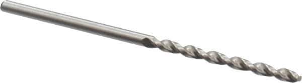 Accupro - #42 130° Cobalt Jobber Drill - Bright Finish, Right Hand Cut, Parabolic Flute, Straight Shank, 2-1/4" OAL, Split Point - USA Tool & Supply