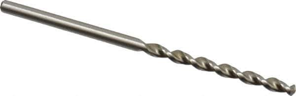 Accupro - 2.5mm 130° Cobalt Jobber Drill - Bright Finish, Right Hand Cut, Parabolic Flute, Straight Shank, 2-1/4" OAL, Split Point - USA Tool & Supply