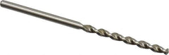 Accupro - 2.5mm 130° Cobalt Jobber Drill - Bright Finish, Right Hand Cut, Parabolic Flute, Straight Shank, 2-1/4" OAL, Split Point - USA Tool & Supply