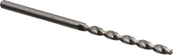 Accupro - #32 130° Cobalt Jobber Drill - Bright Finish, Right Hand Cut, Parabolic Flute, Straight Shank, 2-13/32" OAL, Split Point - USA Tool & Supply