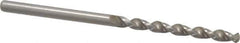 Accupro - 1/8" 130° Cobalt Jobber Drill - Bright Finish, Right Hand Cut, Parabolic Flute, Straight Shank, 2-9/16" OAL, Split Point - USA Tool & Supply