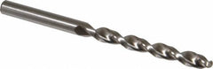 Accupro - Letter L 130° Cobalt Jobber Drill - Bright Finish, Right Hand Cut, Parabolic Flute, Straight Shank, 4-9/32" OAL, Split Point - USA Tool & Supply