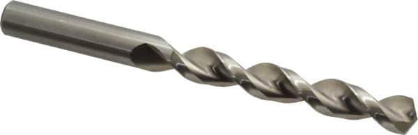 Accupro - 33/64" 130° Cobalt Jobber Drill - Bright Finish, Right Hand Cut, Parabolic Flute, Straight Shank, 5-15/16" OAL, Split Point - USA Tool & Supply
