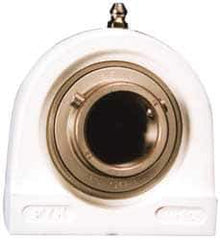 Value Collection - 1-3/8" ID, 42.9mm OAL x 3-1/4" OAH Pillow Block Tap Base - 3,462 Lb Static Cap, 5,777 Lb Dyn Cap, 3-1/4" Btw Mnt Hole Ctrs, Stainless Steel - USA Tool & Supply