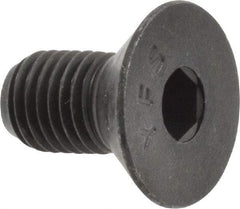 Value Collection - 5/16-24 UNF Hex Socket Drive, 82° Flat Screw - Alloy Steel, Black Oxide Finish, Fully Threaded, 5/8" OAL - USA Tool & Supply
