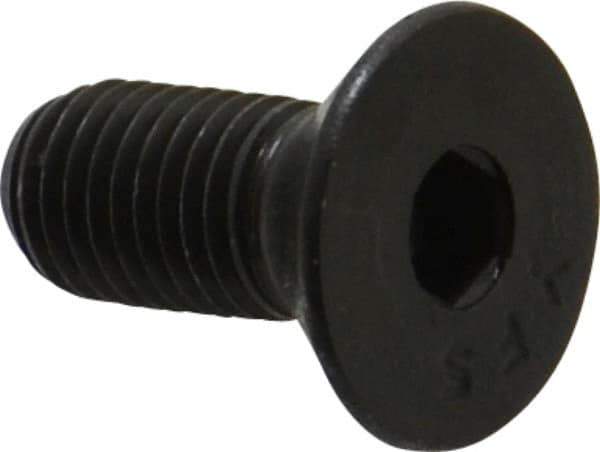 Value Collection - 5/16-24 UNF Hex Socket Drive, 82° Flat Screw - Alloy Steel, Black Oxide Finish, Fully Threaded, 3/4" OAL - USA Tool & Supply