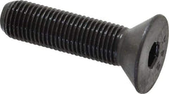 Value Collection - 3/8-24 UNF Hex Socket Drive, 82° Flat Screw - Alloy Steel, Black Oxide Finish, Fully Threaded, 1-1/2" OAL - USA Tool & Supply