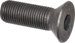 Value Collection - 1/2-20 UNF Hex Socket Drive, 82° Flat Screw - Alloy Steel, Black Oxide Finish, Fully Threaded, 1-1/2" OAL - USA Tool & Supply