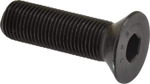 Value Collection - 1/2-20 UNF Hex Socket Drive, 82° Flat Screw - Alloy Steel, Black Oxide Finish, Fully Threaded, 1-3/4" OAL - USA Tool & Supply