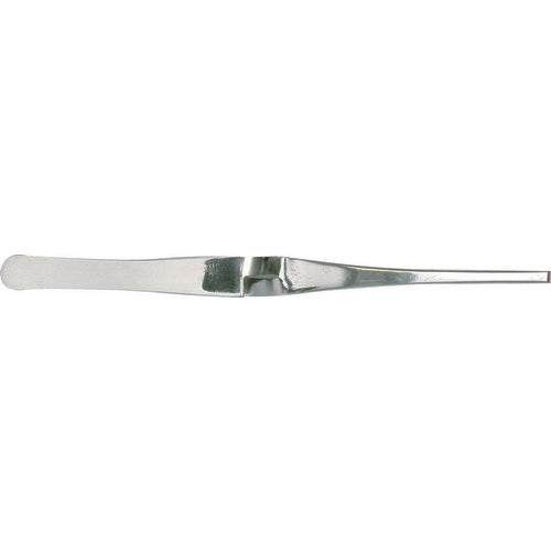 7″ Self Closing Weighted Solder w/Serrated Belt End Tweezers - USA Tool & Supply