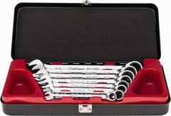 Blackhawk by Proto - 8 Piece, 5/16" to 3/4", Combination Wrench Set - Inch Measurement Standard, Full Polish Finish, Comes in Case - USA Tool & Supply